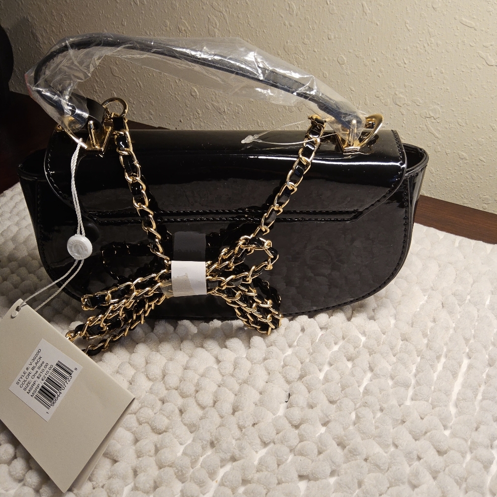Valentino Orlandi Evening Bag with Top Handle and Removable Strap in Black - Picture 12 of 13
